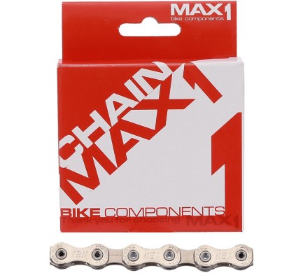 Řetěz MAX1 12 speed, 126L, stříbrný, se spojkou
