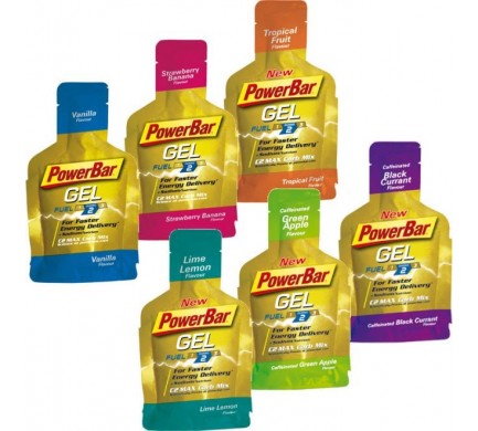 Gel POWERBAR PowerGel jablko-kofein
