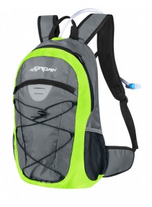 batoh FORCE JORDAN PLUS 20L+2L rez., šedo-fluo