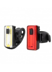 Blikačky sada F DOUBLE přední bílá + zadní červená