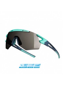 brýle F ARCADE, fluo-modré, modrá polarizační skla