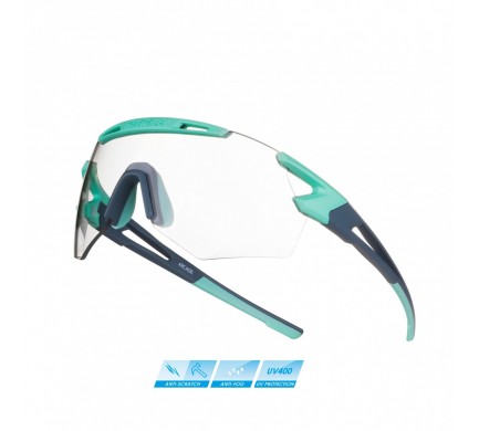 brýle F ARCADE, fluo-modré, fotochromatická skla