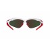 Brýle FORCE AIR bílo-červené, červená laser skla