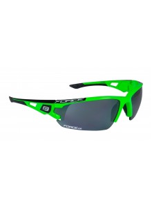 Brýle FORCE CALIBRE fluo zelené, černé laser skla