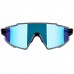 brýle FORCE MANTRA černé, modré polarizační sklo