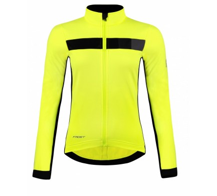 Bunda FORCE FROST LADY softshell, fluo-černá XS