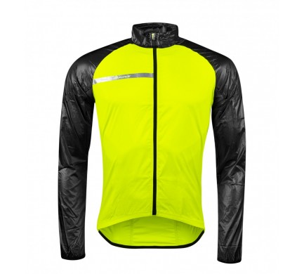 Bunda FORCE WINDPRO neprofuk, fluo-černá L