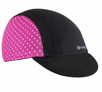 Čepička s kšiltem F POINTS letní, černo-růžová L-XL