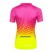 Dres F MTB ANGLE dámský krátký rukáv, růžovo-fluo XL