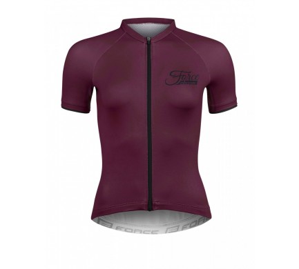 Dres FORCE CHARM dámský krátký rukáv, bordó XS Dres FORCE CHARM dámský krátký rukáv, bordó XS
