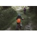 Dres FORCE KID MTB CHEERY, černo-oranžový 141-153