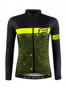 Dres FORCE SPRAY LADY dlouhý rukáv, army-fluo M