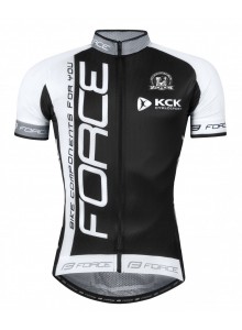 Dres FORCE TEAM18 krátký rukáv  černo-bílý M
