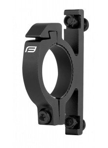 držák košíku na řídítka Ø 31.8 mm, Al, černý