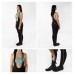 Kalhoty F REFLEX LINE LADY s vložkou, černo-růžové XL