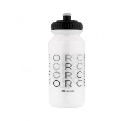 Láhev FORCE ENJOY 0,5 l, transparentní-černá