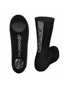 Návleky treter FORCE SNUG pletené, černé S-M/36-41