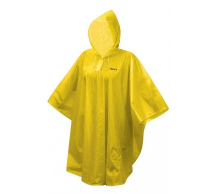 poncho FORCE KID nepromokavé, žluté XS - M