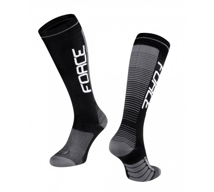 ponožky F COMPRESS, černo-šedé XXS-XS/33-35