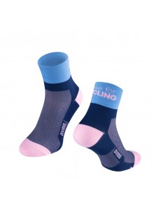 Ponožky FORCE DIVIDED, modro-fialové L-XL/42-46
