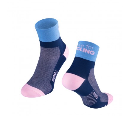Ponožky FORCE DIVIDED, modro-fialové L-XL/42-46
