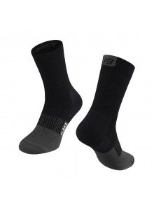Ponožky FORCE FLAKE, černo-šedé S-M/36-41