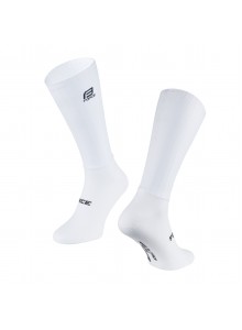 Ponožky FORCE HIPPER, bílé L-XL / 43 -47