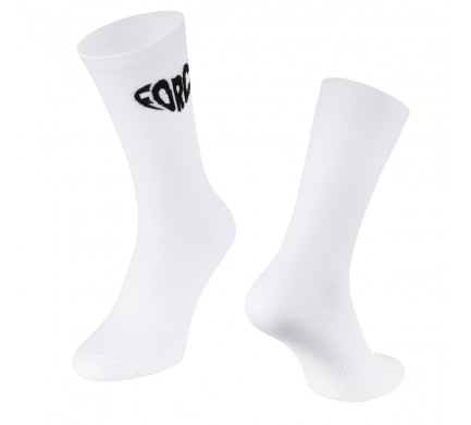 Ponožky FORCE IN HEART dlouhé, bílé L-XL/42-46
