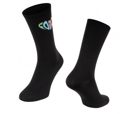 Ponožky FORCE IN HEART dlouhé, černé L-XL/42-46