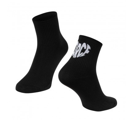 Ponožky FORCE IN HEART krátké, černé L-XL/42-46