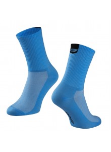 Ponožky FORCE LONGER, modré L-XL/42-46