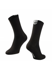 Ponožky FORCE LONGER SLIM, černé L-XL/42-46