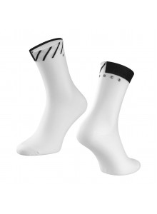Ponožky FORCE MARK, bílé L-XL/42-46