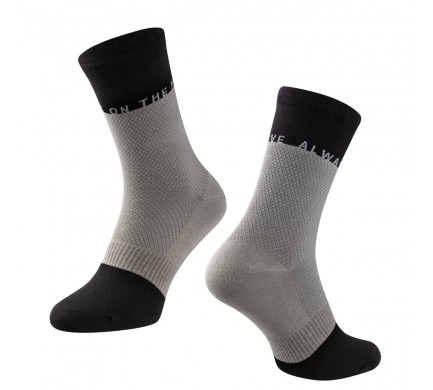Ponožky FORCE MOVE, šedo-černé L-XL/42-46