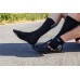 Ponožky FORCE RIBBON, černé L-XL/42-46