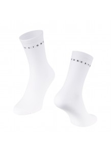 Ponožky FORCE SMACK, bílé L-XL/42-46
