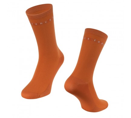 Ponožky FORCE SMACK, cihlové L-XL/42-46