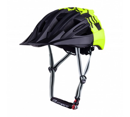 přilba FORCE CORELLA MTB, černo-fluo S-M