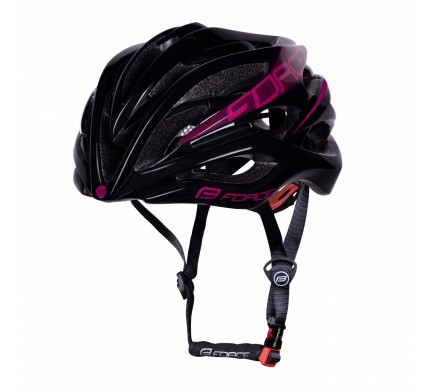 přilba FORCE SAURUS, černo-růžová S - M přilba FORCE SAURUS, černo-růžová S - M