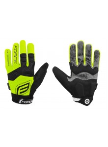 Rukavice FORCE MTB AUTONOMY, fluo M