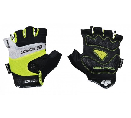 Rukavice FORCE RAB gel, fluo S