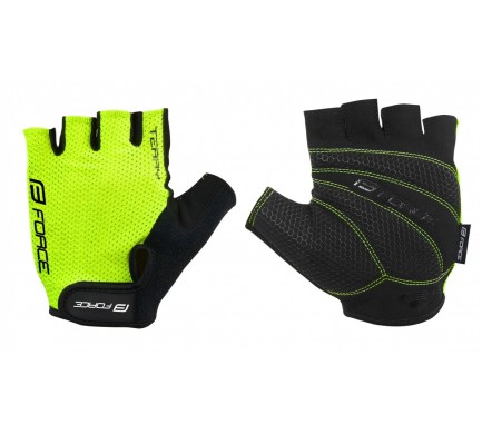 Rukavice FORCE TERRY, fluo M