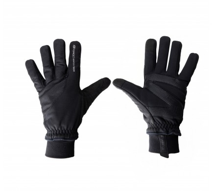 Rukavice FORCE WINTER TECH, černé XL