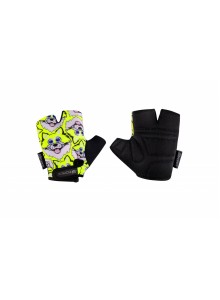 Rukavice FORCE WOLFIE KID, fluo XL