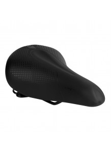 Sedlo FORCE SOFT UNI s pružinou, černé