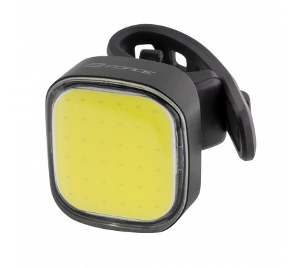 Světlo přední FORCE COB 2.0 75LM USB, černé