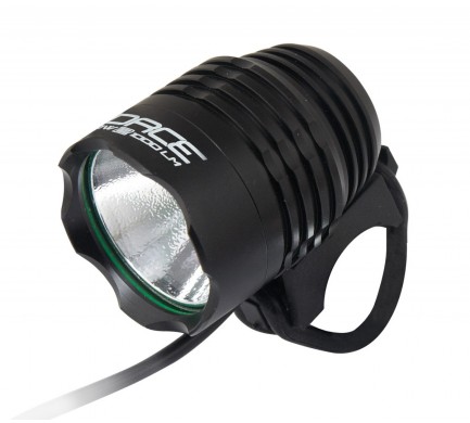 světlo přední FORCE GLOW-2 1000LM USB, černé