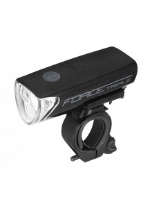 Přední světlo FORCE TRIPLE 3 LED + baterie, černé