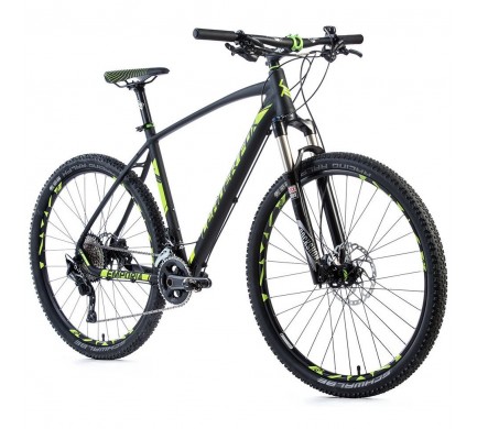 Horské kolo Leader Fox EMPORIA 27,5",2018-1 16" ČERNÁ MAT/ZELENÁ