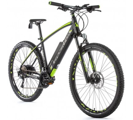 Horské elektrokolo Leader Fox ARIMO 29", 2019-1 17,5" ČERNÁ MAT/ZELENÁ
